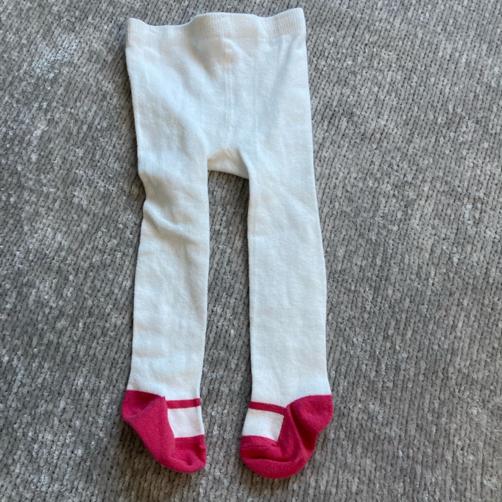 Ballet Slipper Tights 18 Months Carter’s Hot Pink Fuchsia White